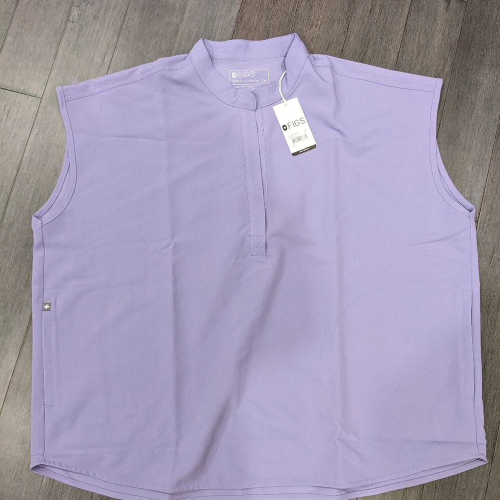 Figs Lavender Dew Rafaela Scrub Top